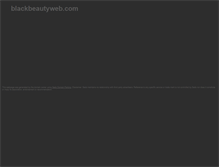 Tablet Screenshot of blackbeautyweb.com